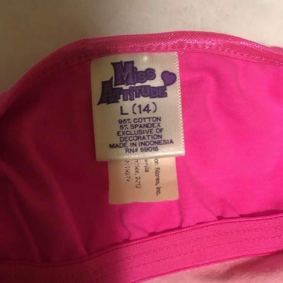 Miss Attitude Pink Tank Top - Picture 2 of 3